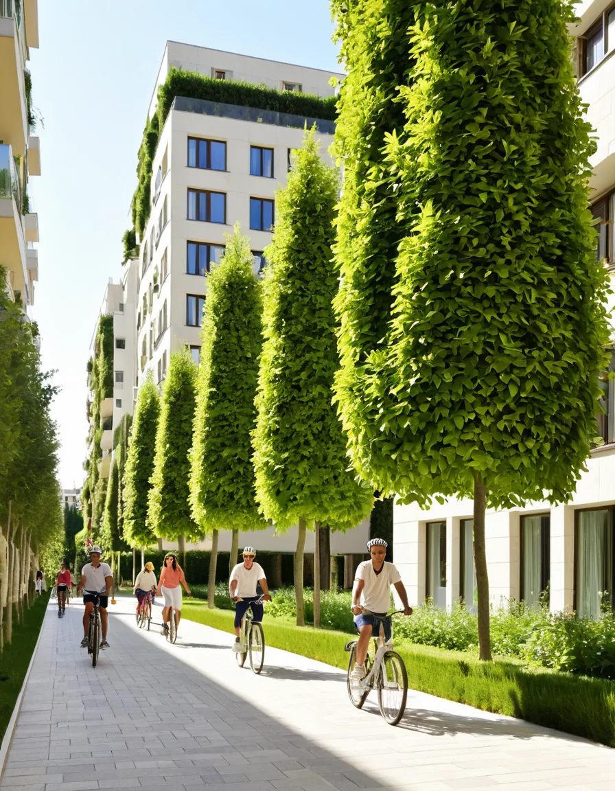 Green cycling neighbourhood