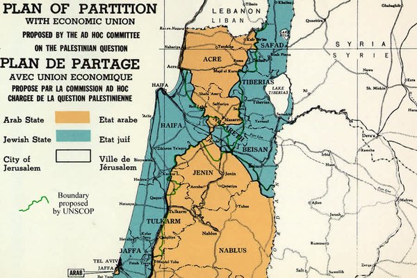 UN Partition Plan (GA 181) adopted